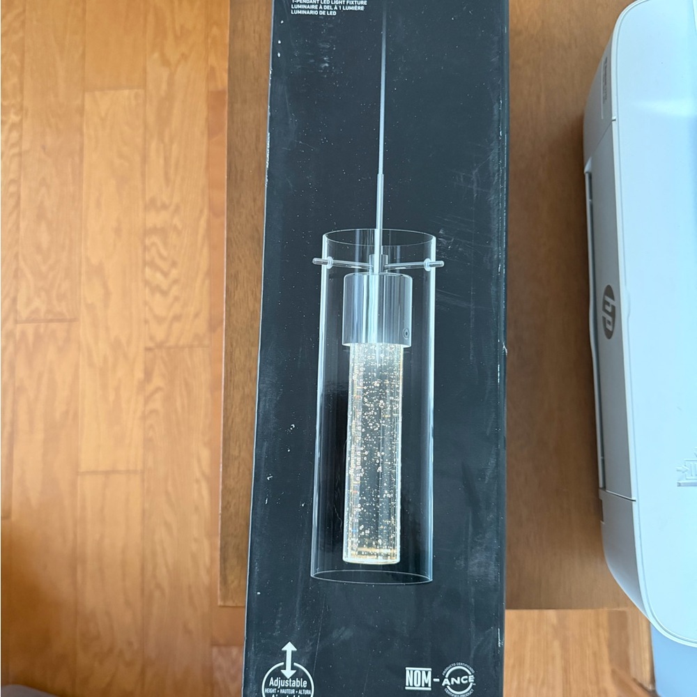 Modern Pendant Light with Clear Glass